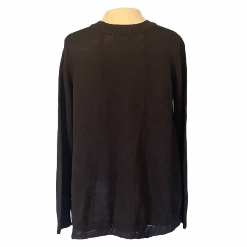 Cloud Chaser women’s black sweater XL acrylic